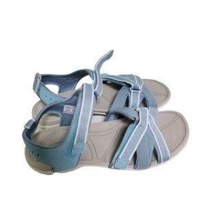 Land's End Cross Strap Water Shoes Blue Size 10B